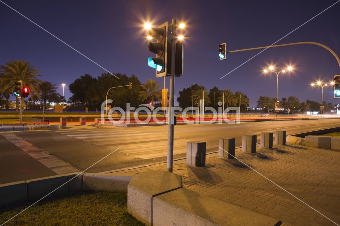 Empty traffic signal