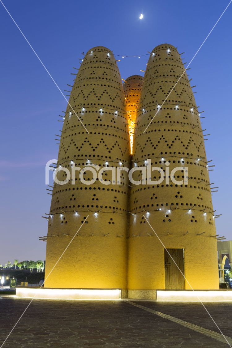 A traditional Arabian pigeon house