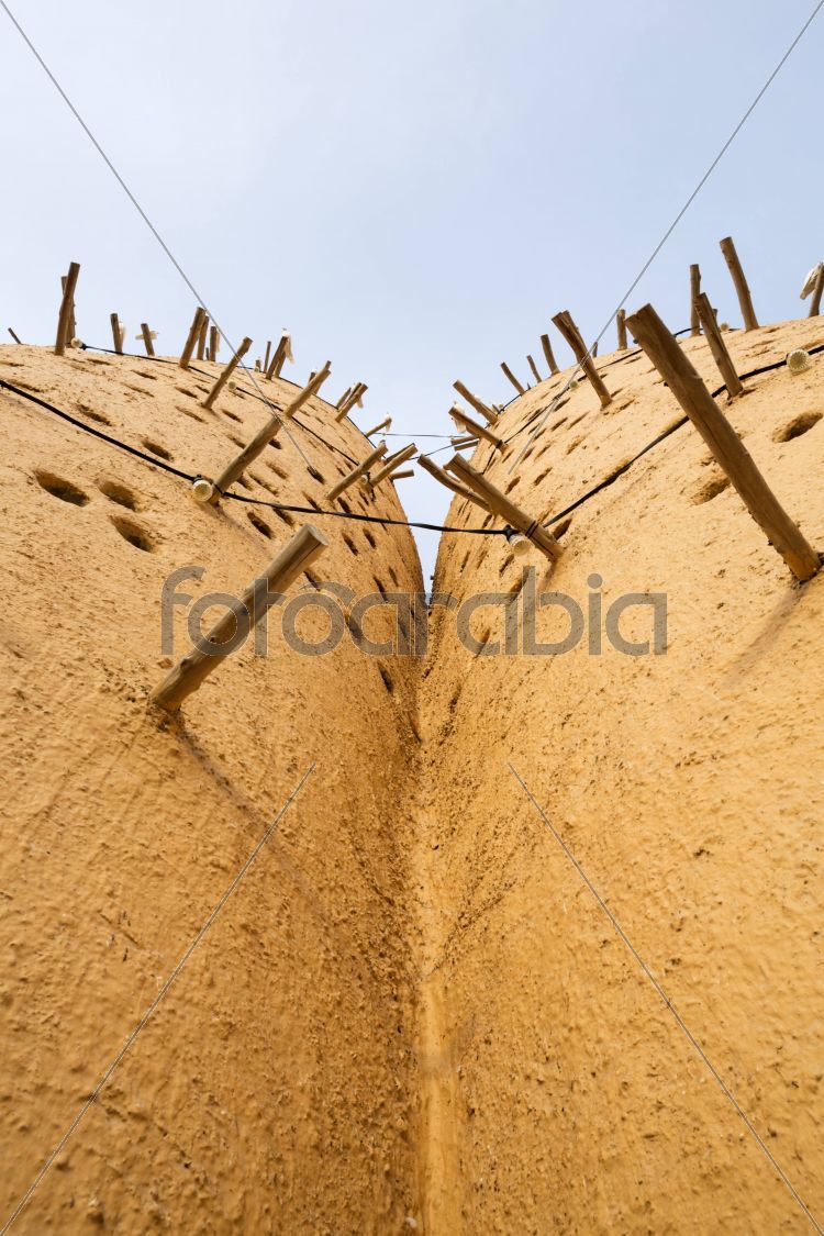 A traditional Arabian pigeon house