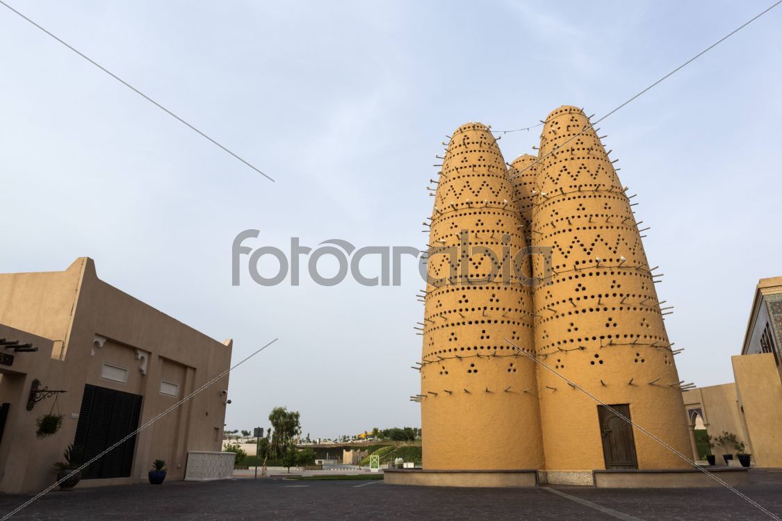 A traditional Arabian pigeon house