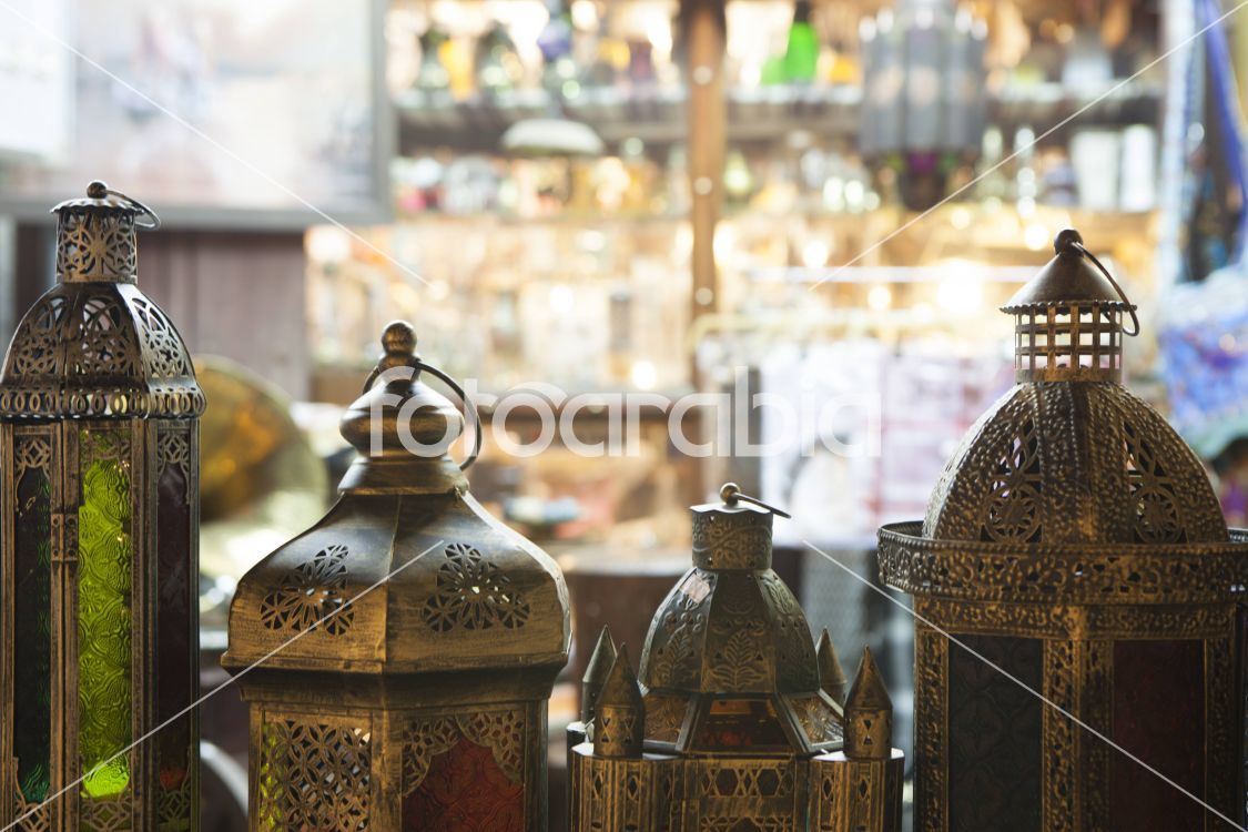 Arabic lanterns in Souq Waqif