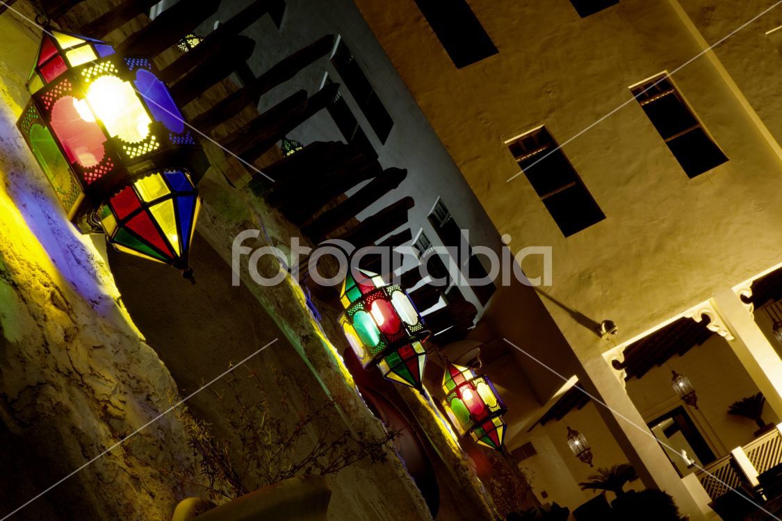 Arabic lanterns in Souq Waqif