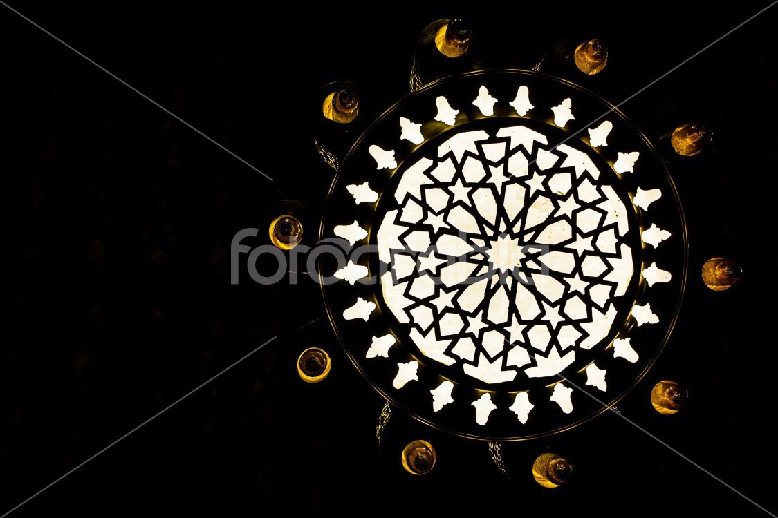 Chandeliers in Souq Waqif