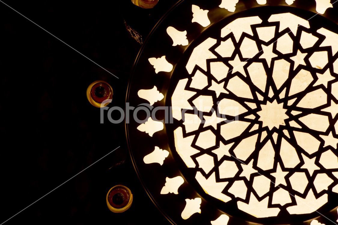 Chandeliers in Souq Waqif