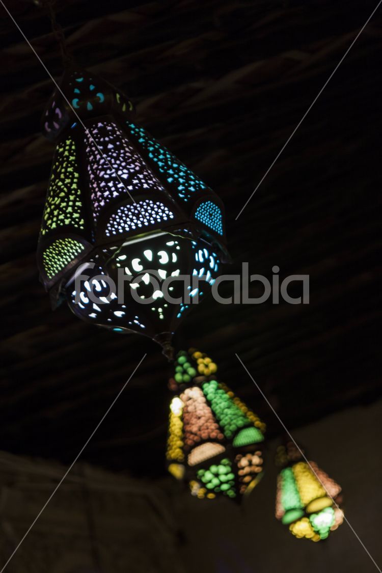 Arabic lanterns in Souq Waqif