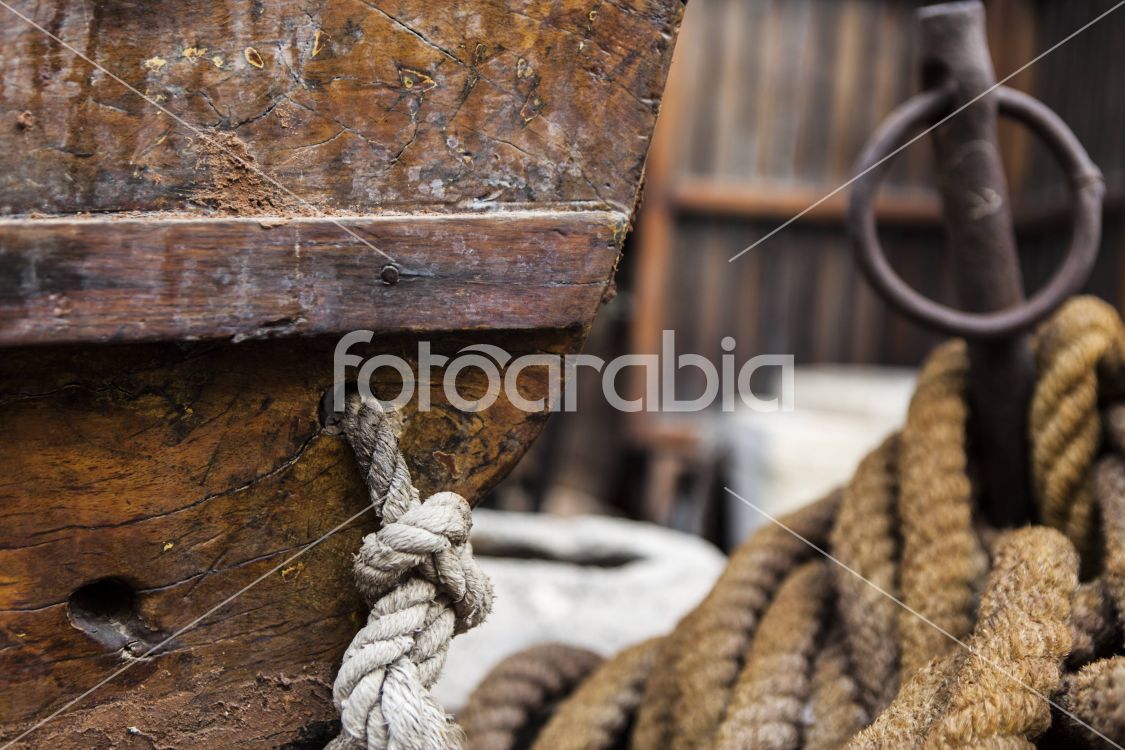 Decorative boat in Souq Waqif
