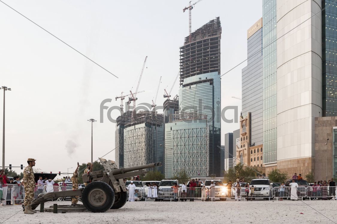 Ceremonial EID Canon Firing