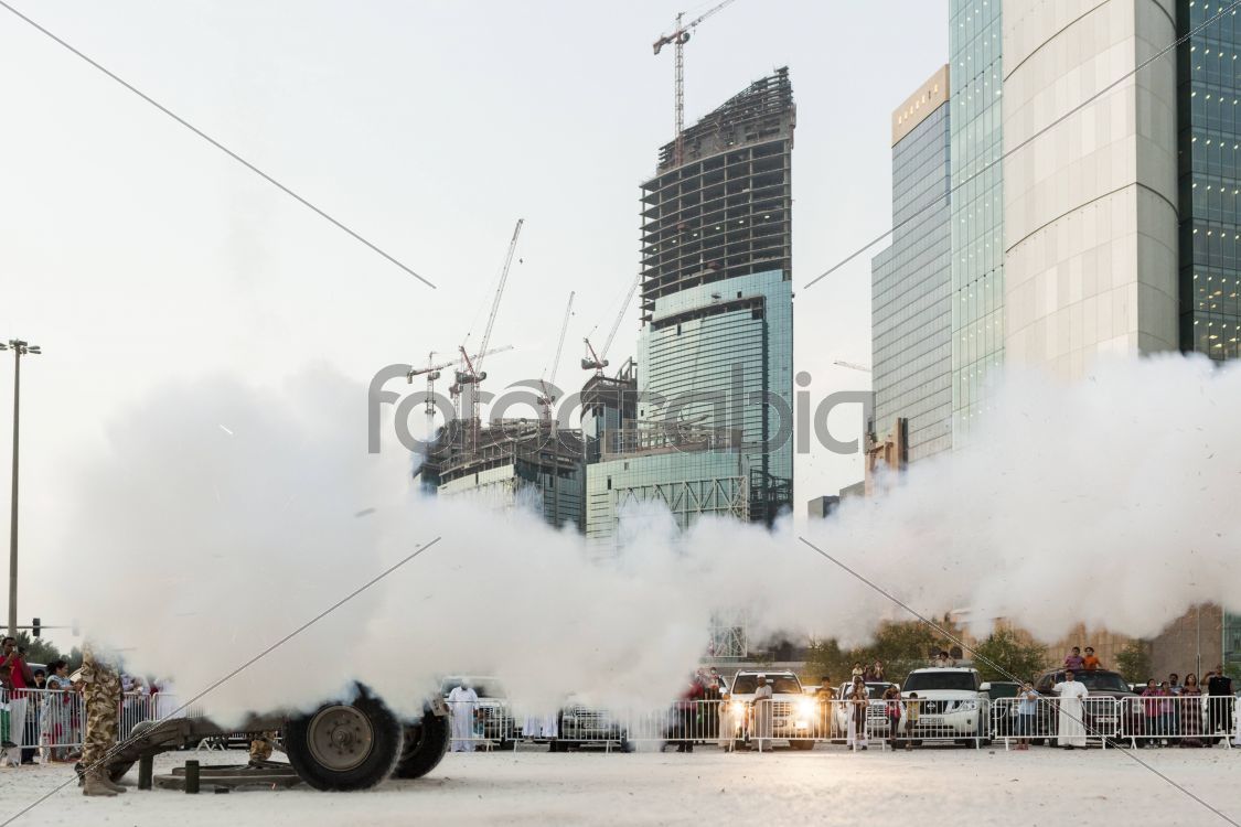 Ceremonial EID Canon Firing