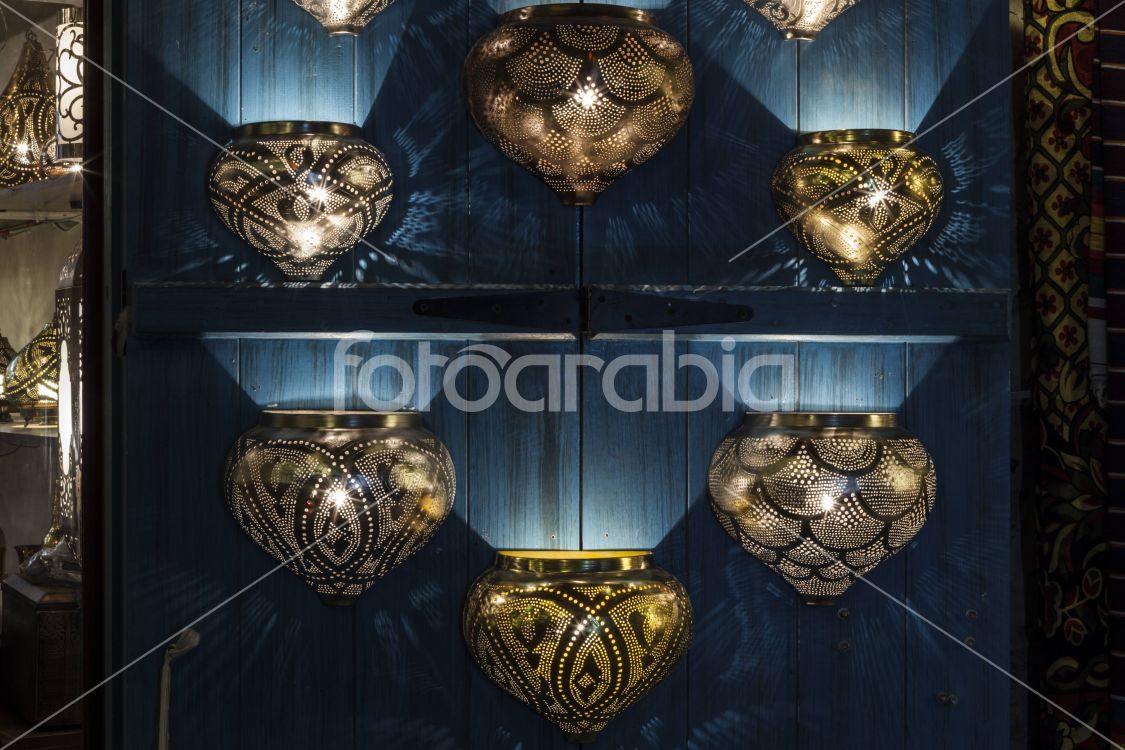 Arabic lanterns in Souq Waqif