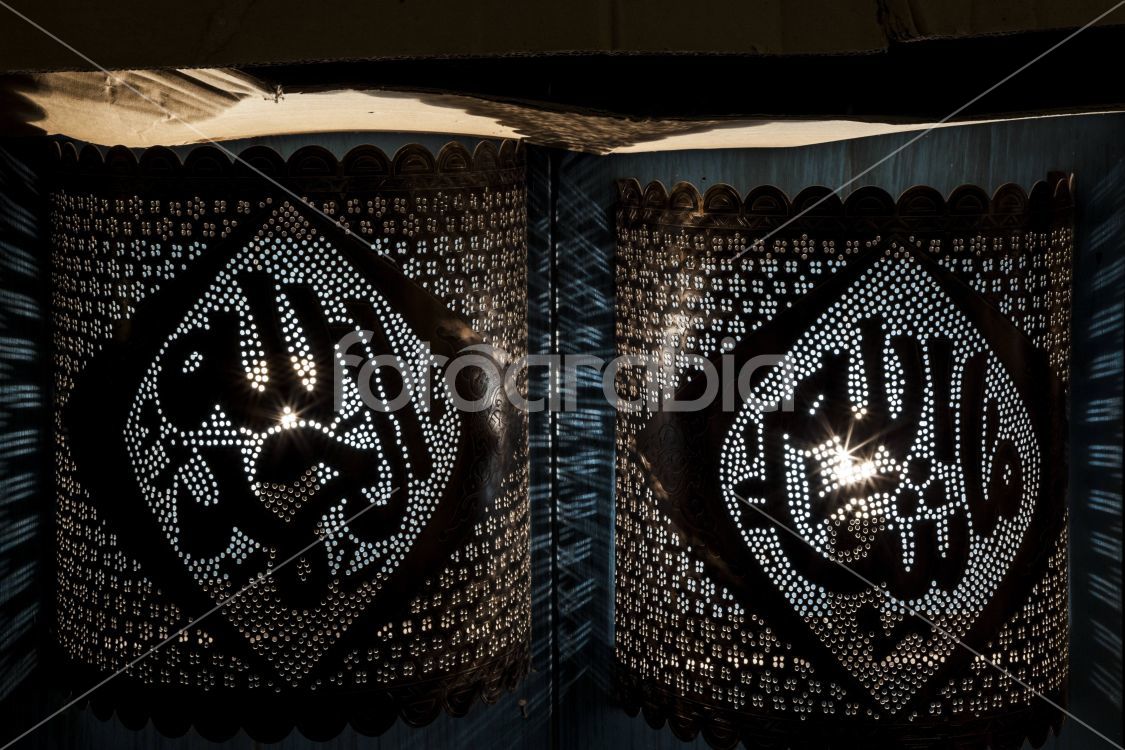Arabic lanterns in Souq Waqif