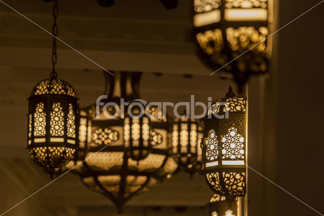 Arabic lanterns in Souq Waqif