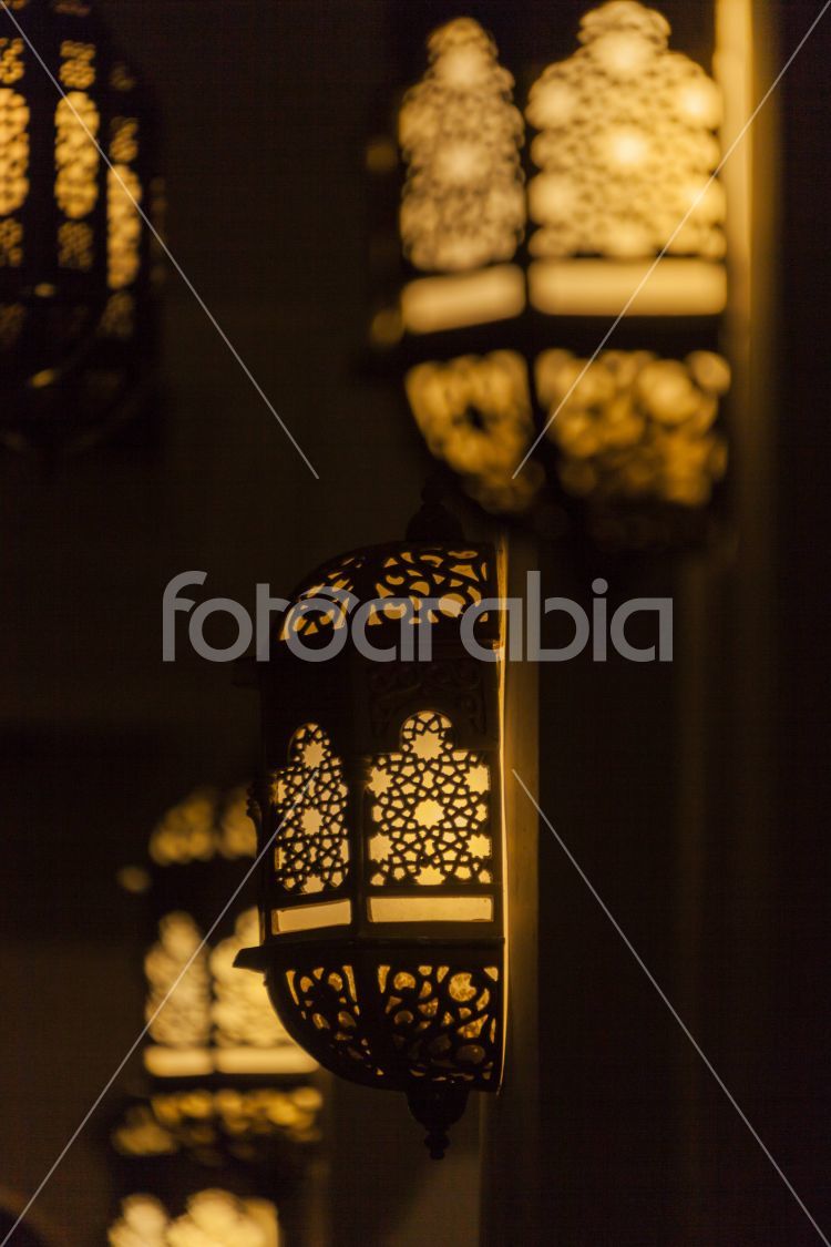 Arabic lanterns in Souq Waqif