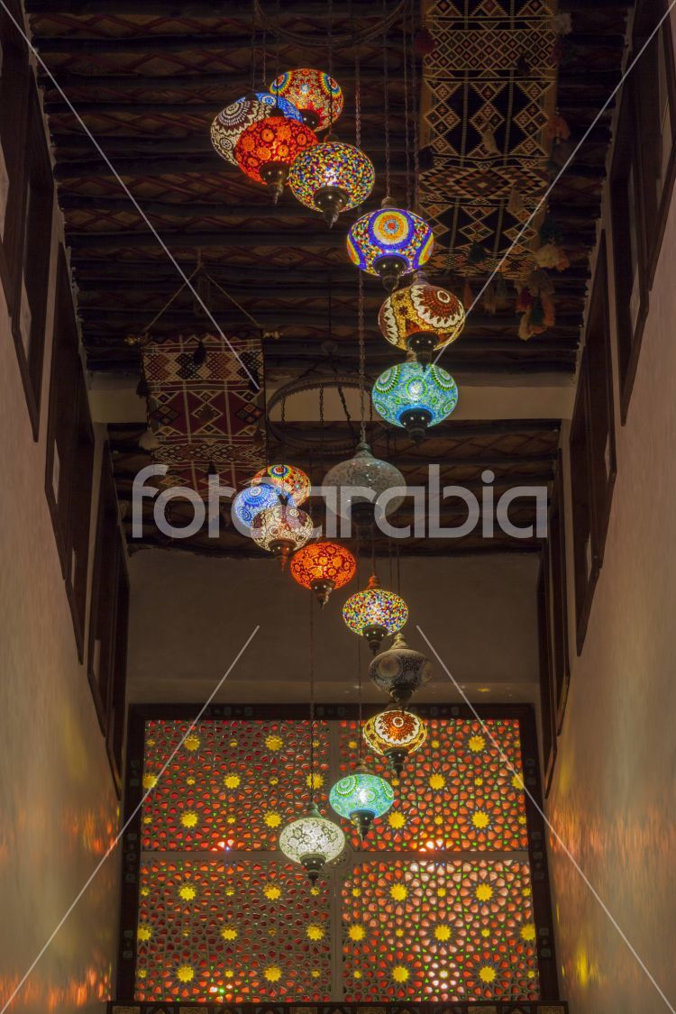Arabic lanterns in Souq Waqif