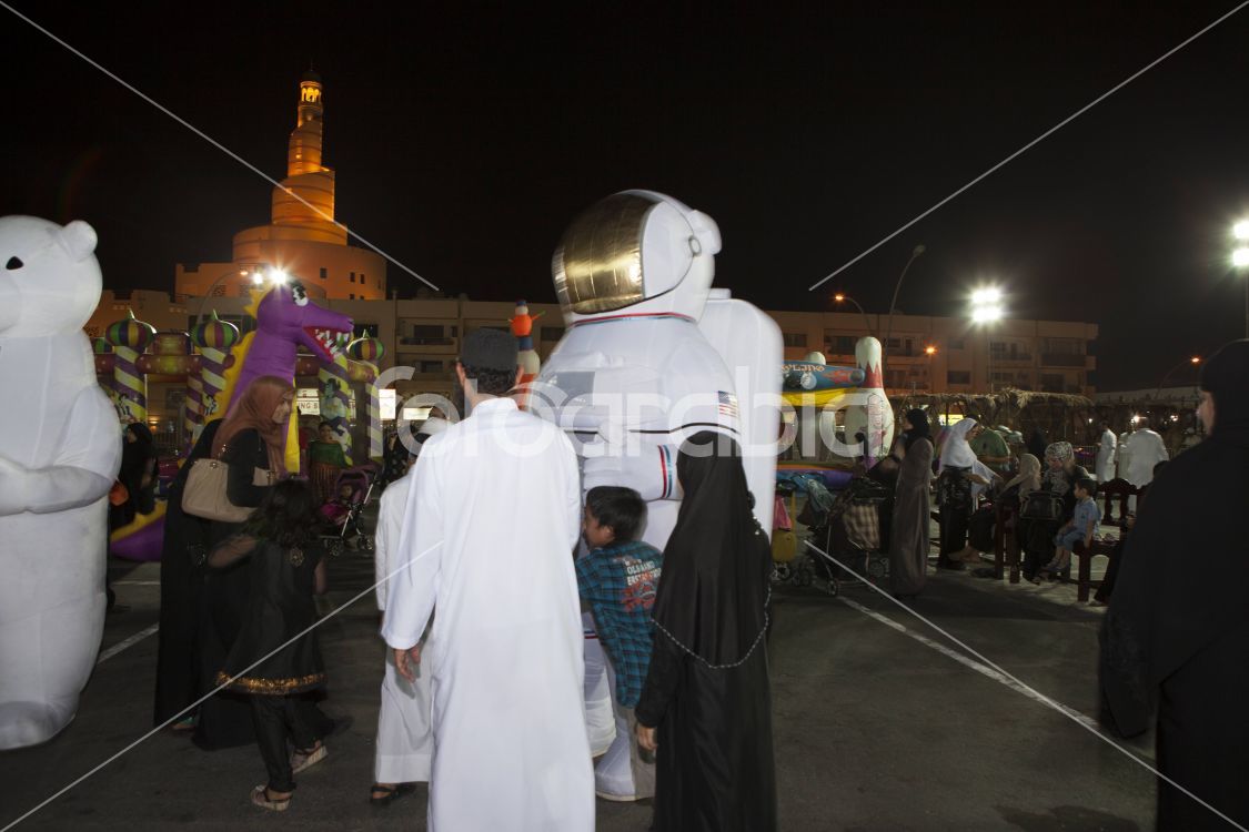 Souq Waqif during EID celebration