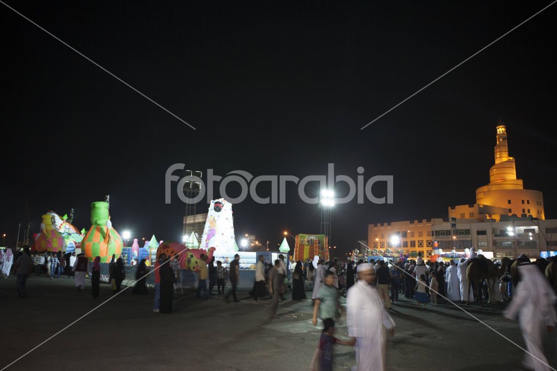 Souq Waqif during EID celebration