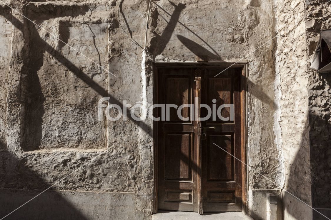 An old door in Souq Waqif