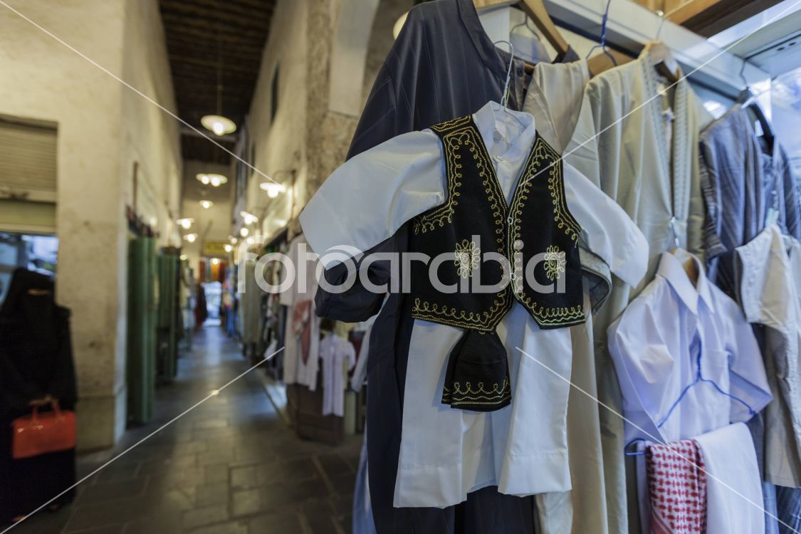 Gift Shops selling Arabic clothing in Souq Waqif