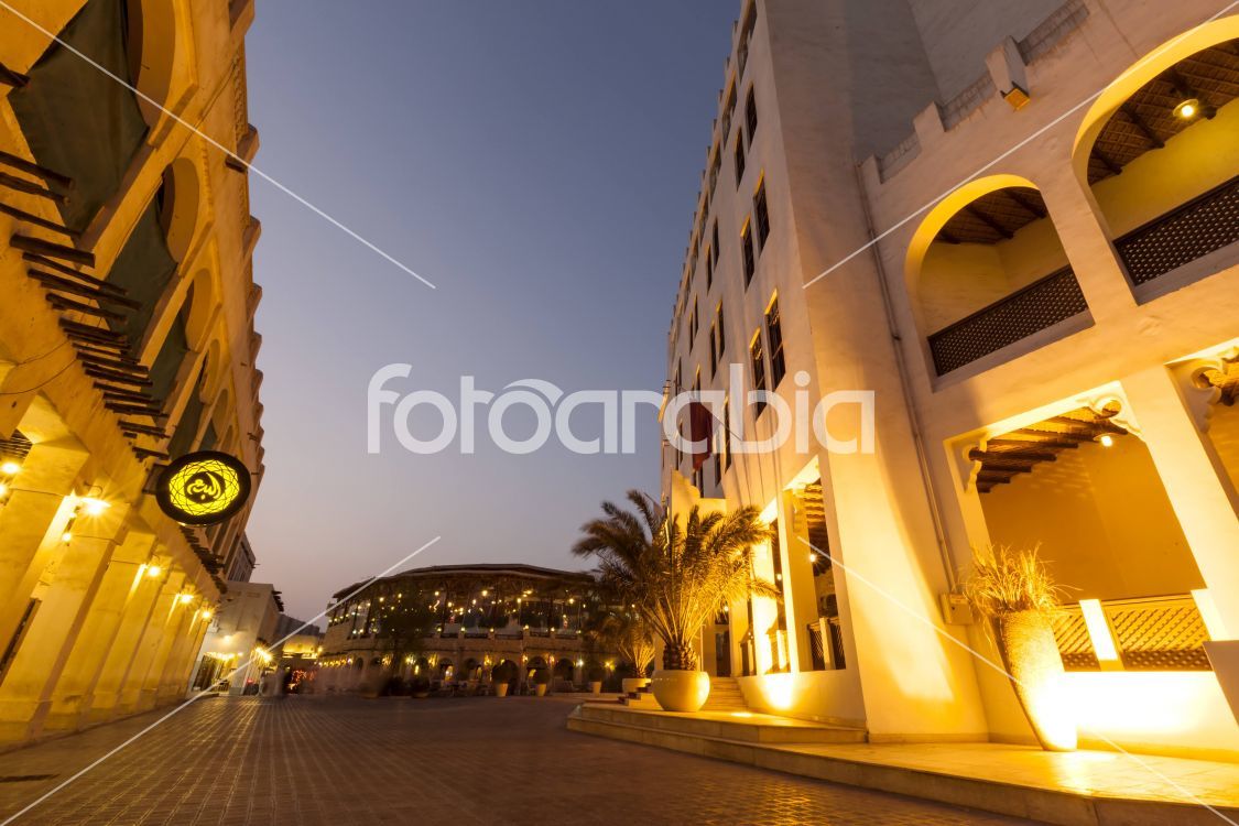 Restaurant and Shops in Souq Waqif