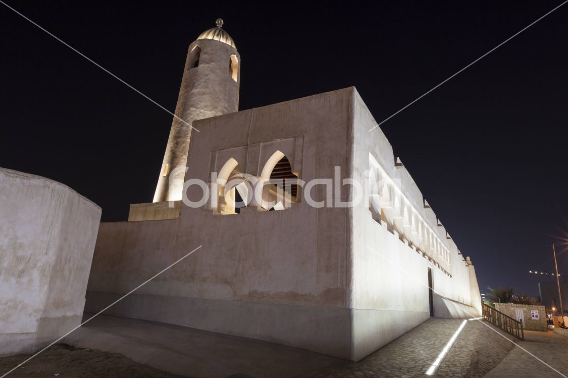 Mosque and Minaret found in Souq Waqif