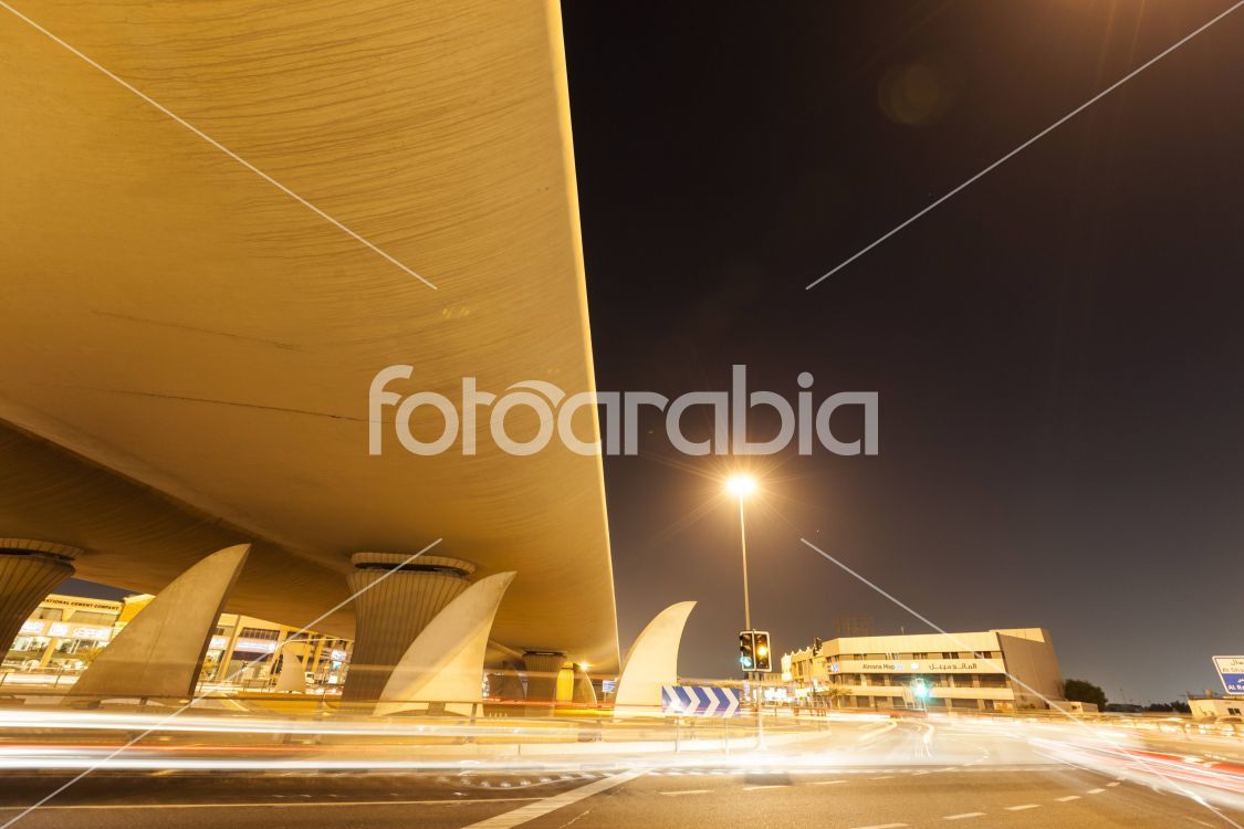Roundabout under Overpass