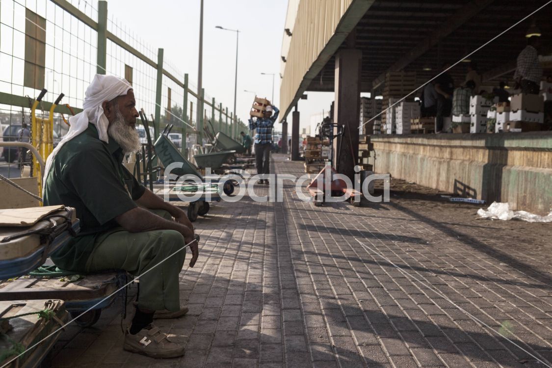 Worker at the Market