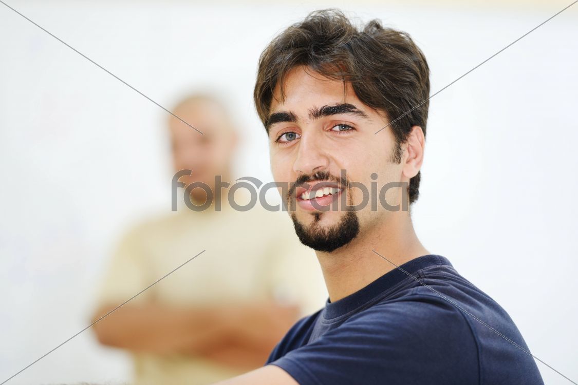 Active Arabic people posing in real life