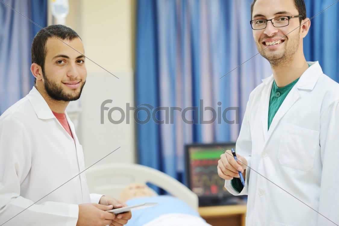 Active Arabic people posing in real life situation