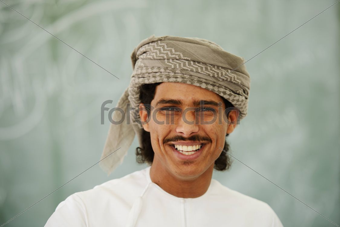 Active Arabic people posing in real life
