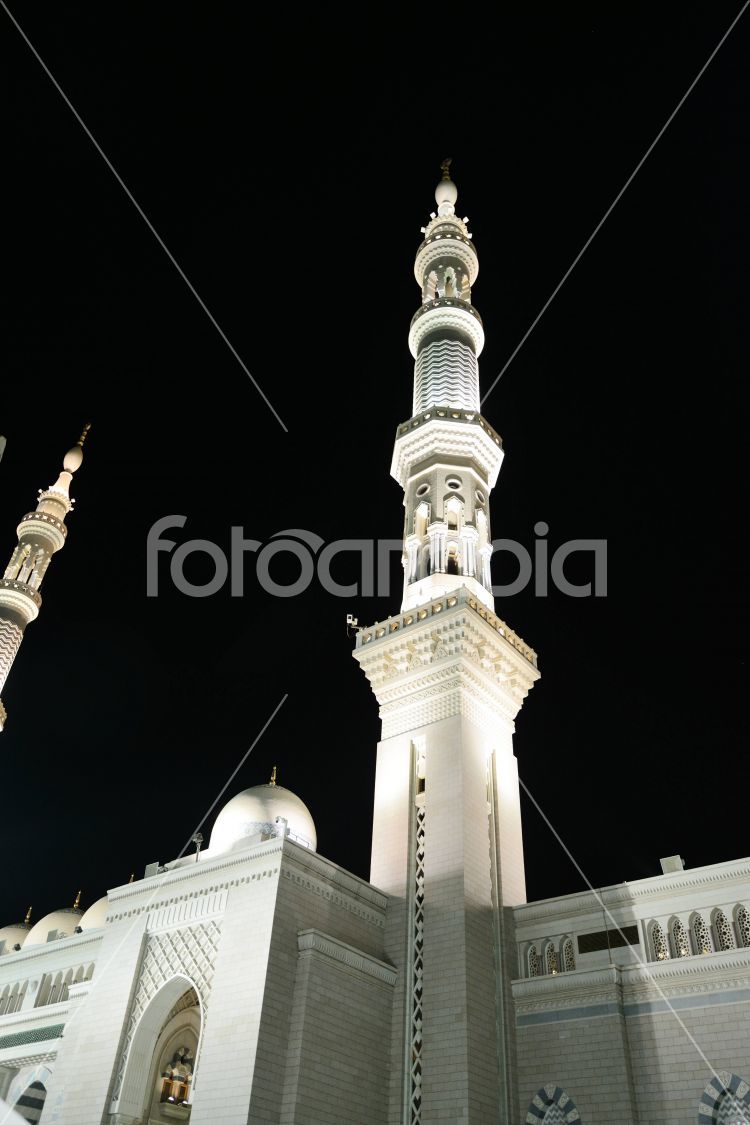 Medina Mosque at night