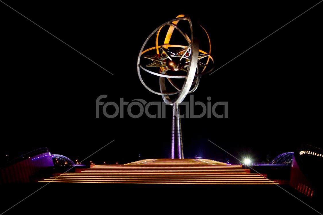 Qatar Doha Aspire Zone Khalifa Stadium gyroscope