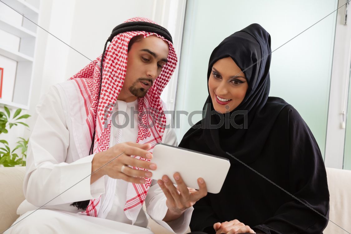 Arabian young couple