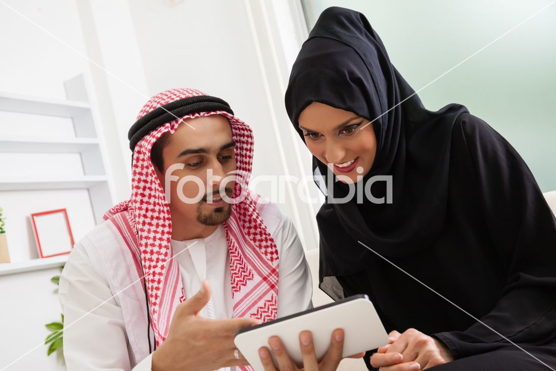 Arabian young couple
