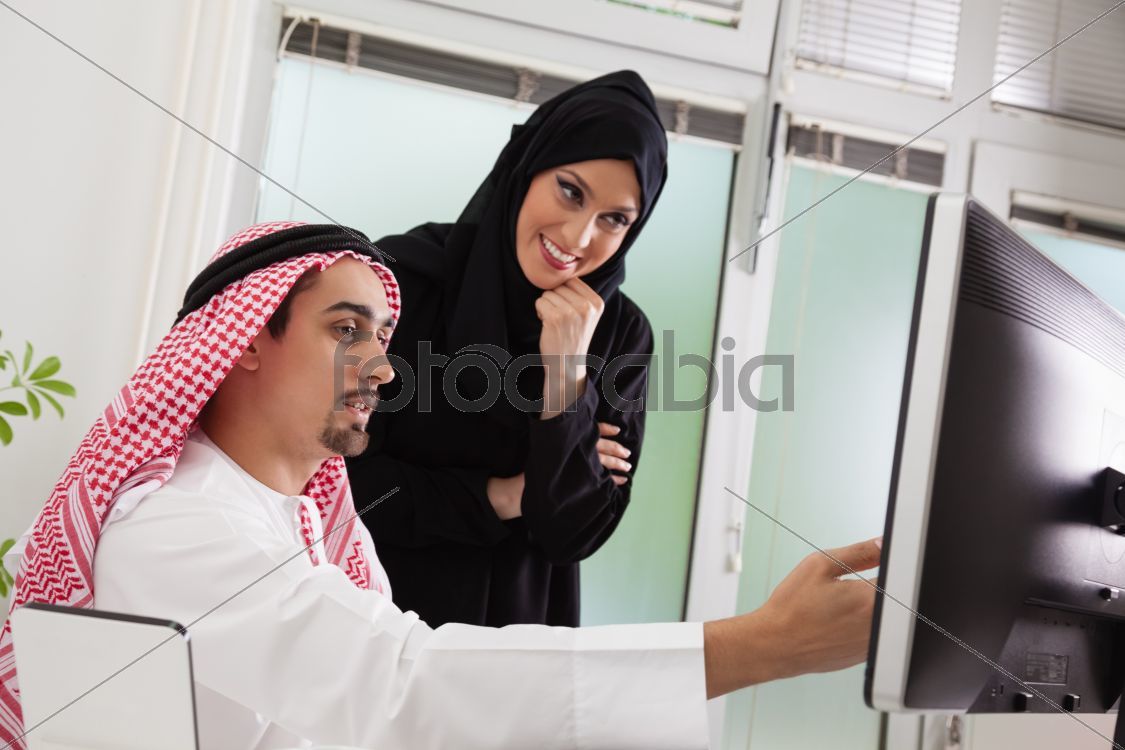Arabic Business Couple