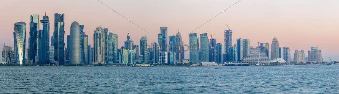 Doha Cornice Towers Panorama