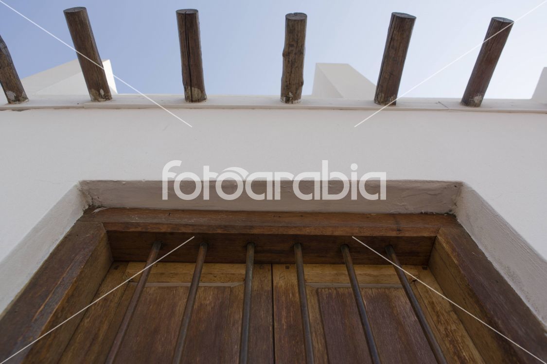 Window with Steel Bar