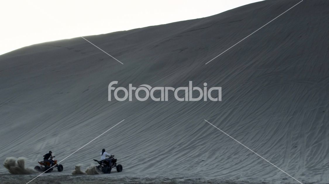 All Terrain Vehicle at the Desert