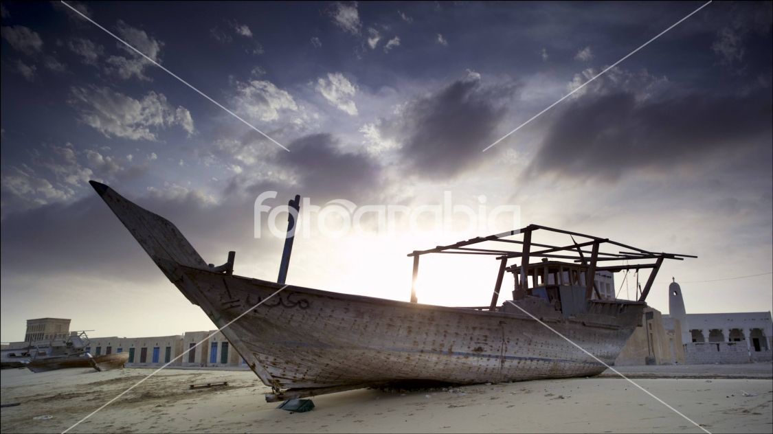 Boat in a Seashore