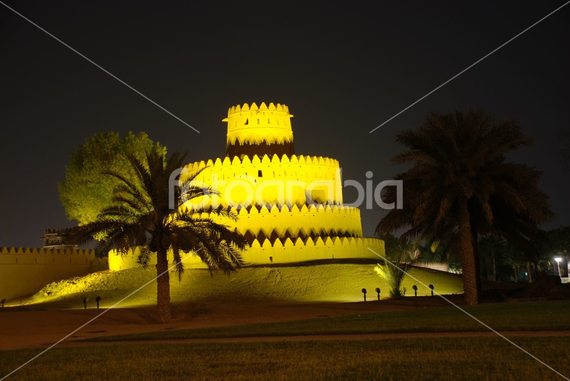 Al Jahili Fort in Al Ain, Emirate of Abu Dhabi, United Arab Emirates