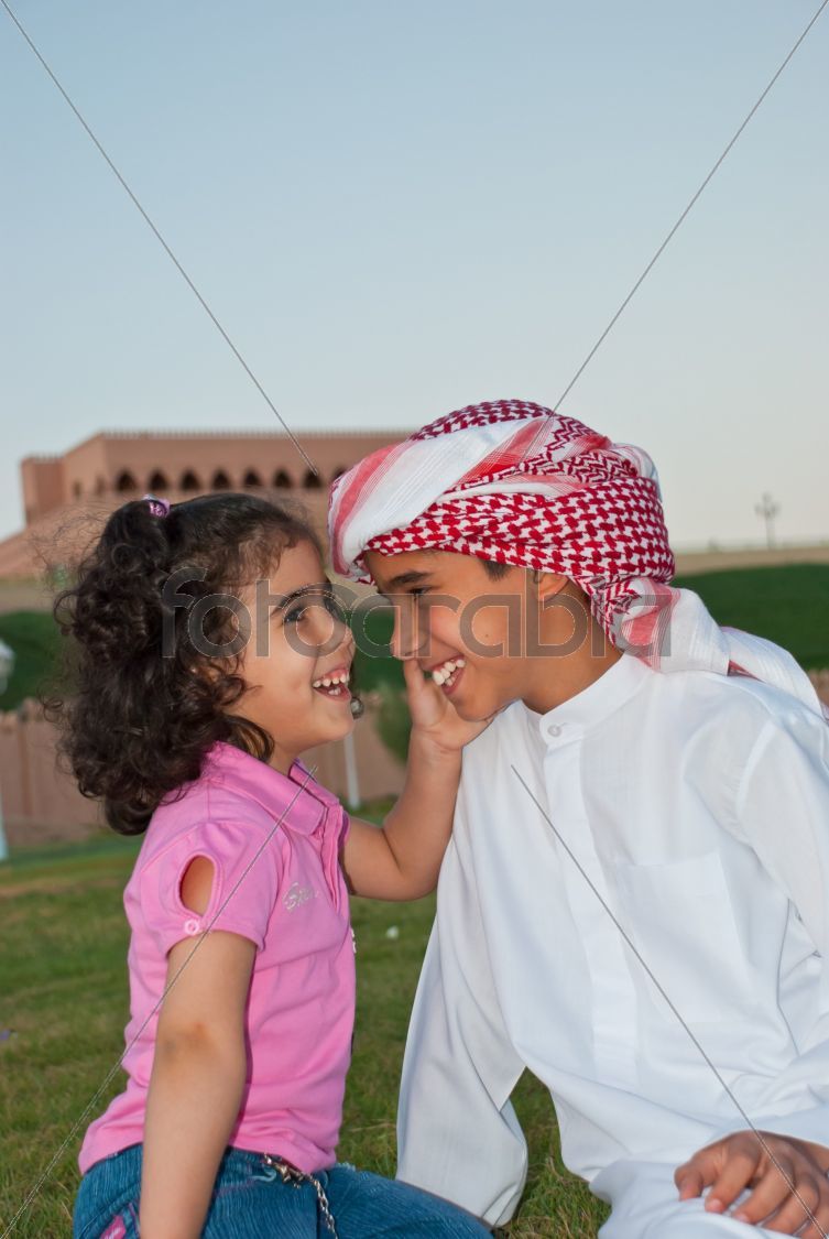 Arab Family outdoor