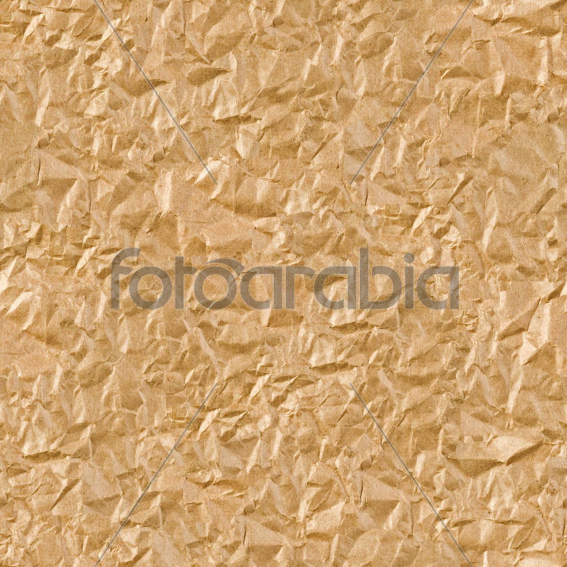 Brown wrinkled paper seamless background.