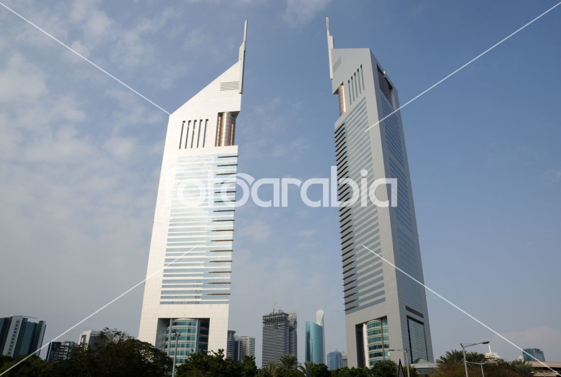 The Emirates Towers in Dubai, United Arab Emirates