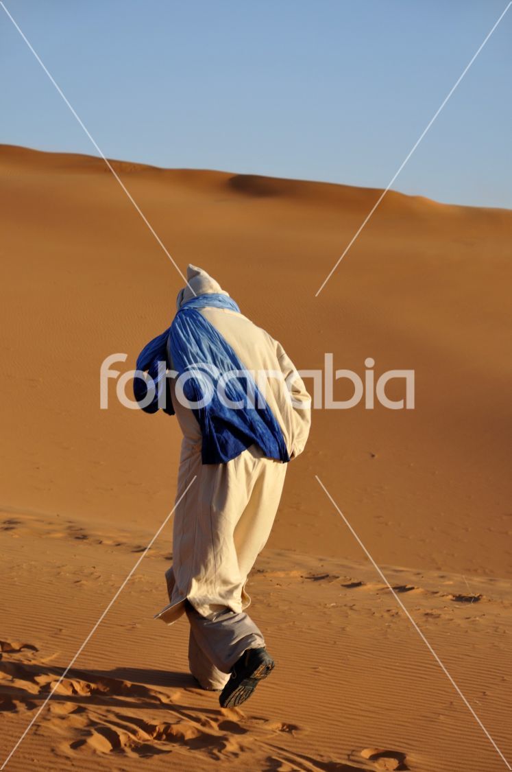 Bedouin in the Sahara desert, Morocco Africa