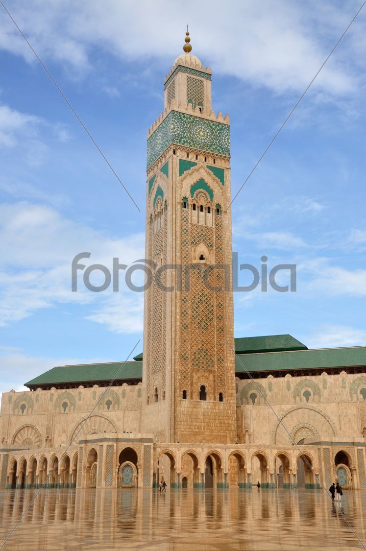 Hassan II Mosque in Casablanca Morocco, Africa