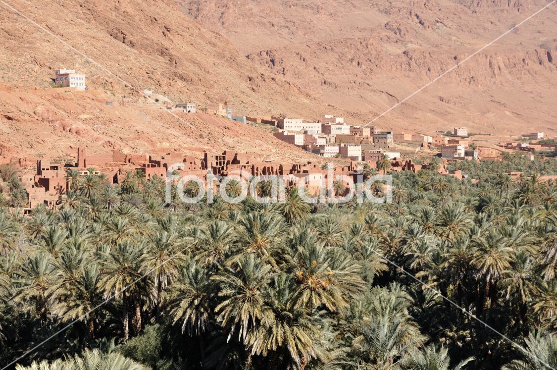 Village in Draa Valey, Morocco Africa
