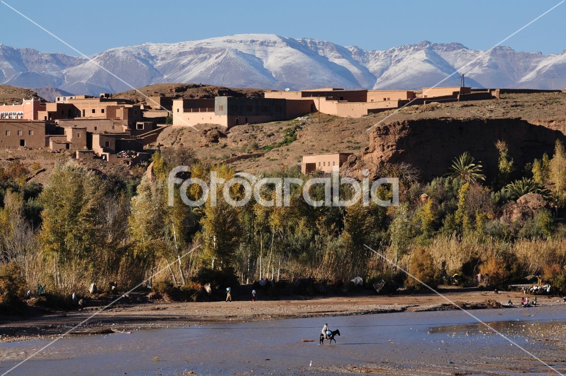 Berber village in Morocco, Africa