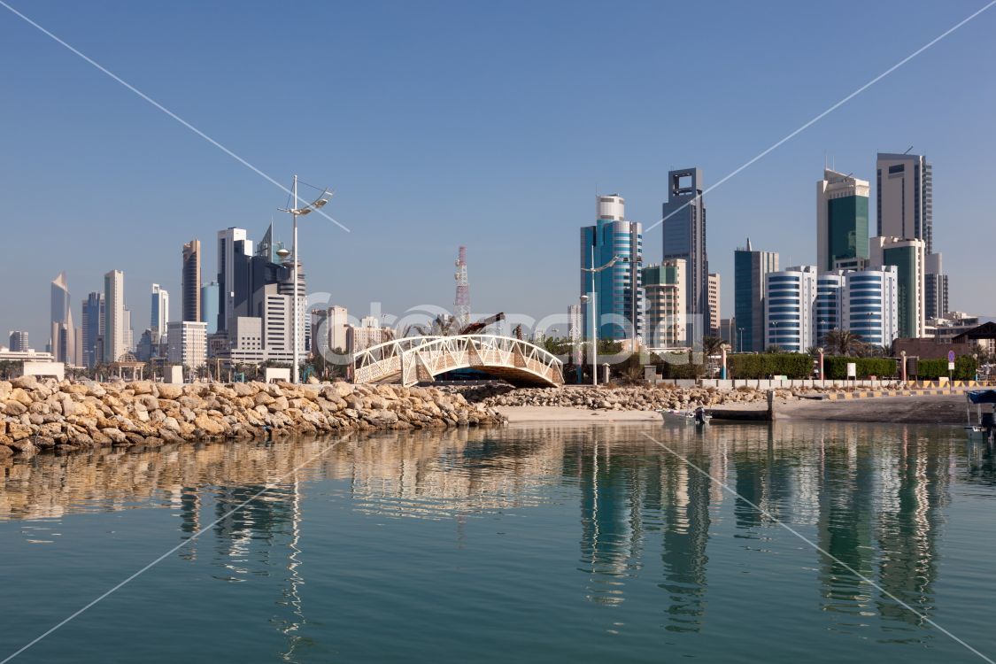 Skyline of Kuwait City, Middle East