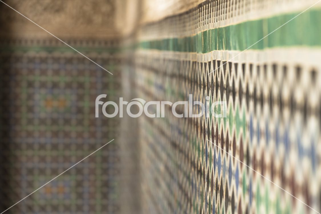Zellige ornament in Morocco