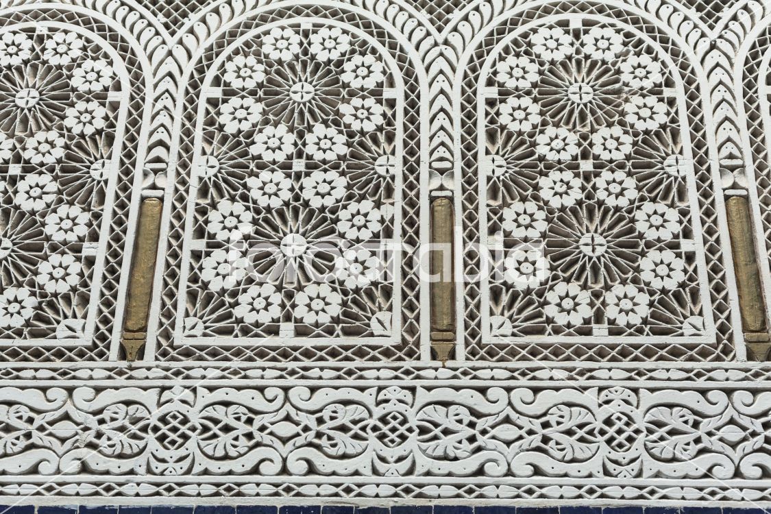 Mosaic ornament in Morocco
