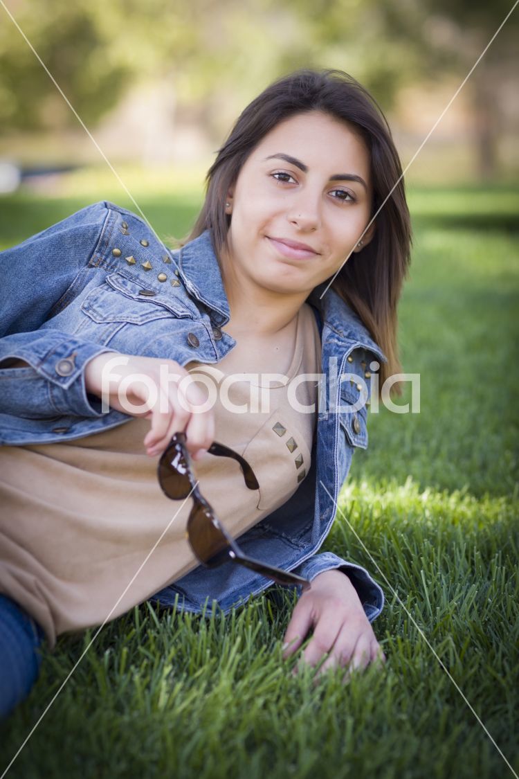 Beautiful Mixed Race Young Woman