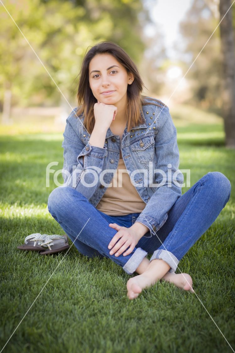 Beautiful Mixed Race Young Woman
